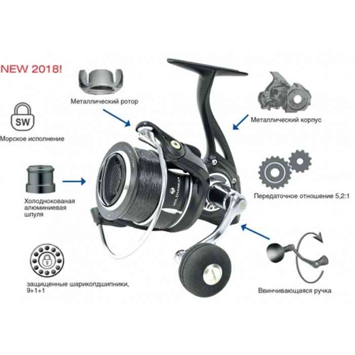 Катушка Volzhanka Pro Sport 3004 (10+1 подш) 0,235мм/180м