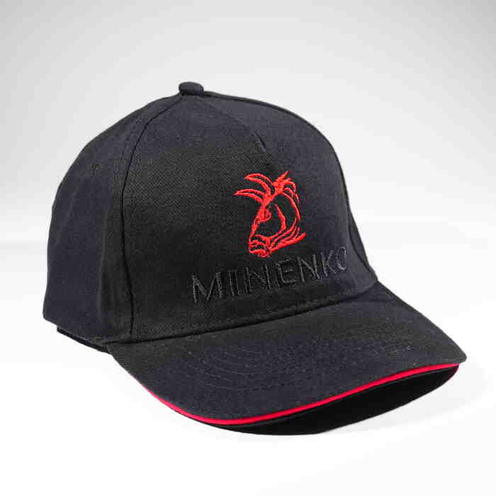 Кепка MINENKO Black red new
