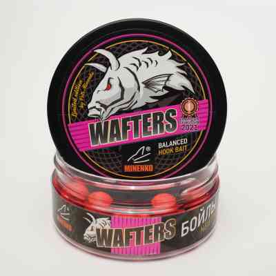 Бойлы нейтральной плавучести WAFTERS PRO FLUO STRAWBERRY (КЛУБНИКА ) 12ММ
