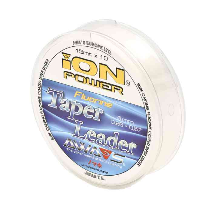 Шок лидер моно AwaShima ION POWER FLUORINE TAPER LEADERS (0.31мм - 0.57мм)