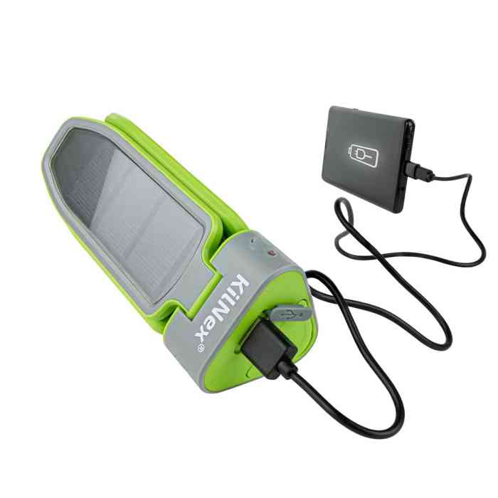 Фонарь на солнечных батареях KILNEX “Лепестки”+ POWERBANK 2600 МАH