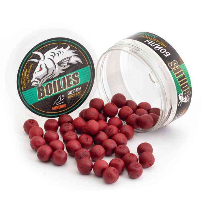 Насадочные бойлы MINENKO RED SPICE 14мм (варёные)