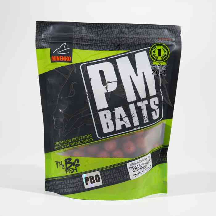 Бойлы варёные клубника PRO KRILL д18 мм